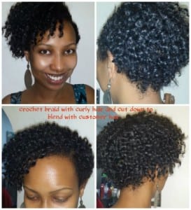 crochet braid hair cut