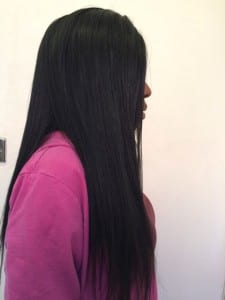 blow dry crochet braids
