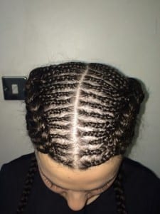 fishbone cornrow