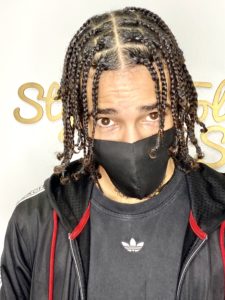 men single plait
