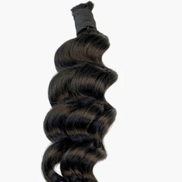 HUMAN BRAIDING HAIR LOOSE WAVE IMAGE 2