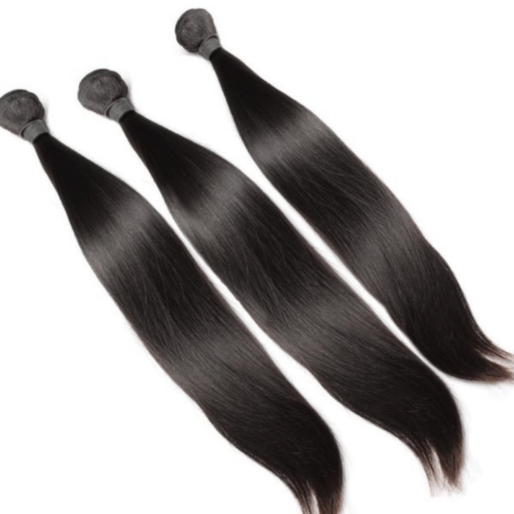 PREMIUM STRAIGHT HAIR BUNDLES UK IMAGE 1